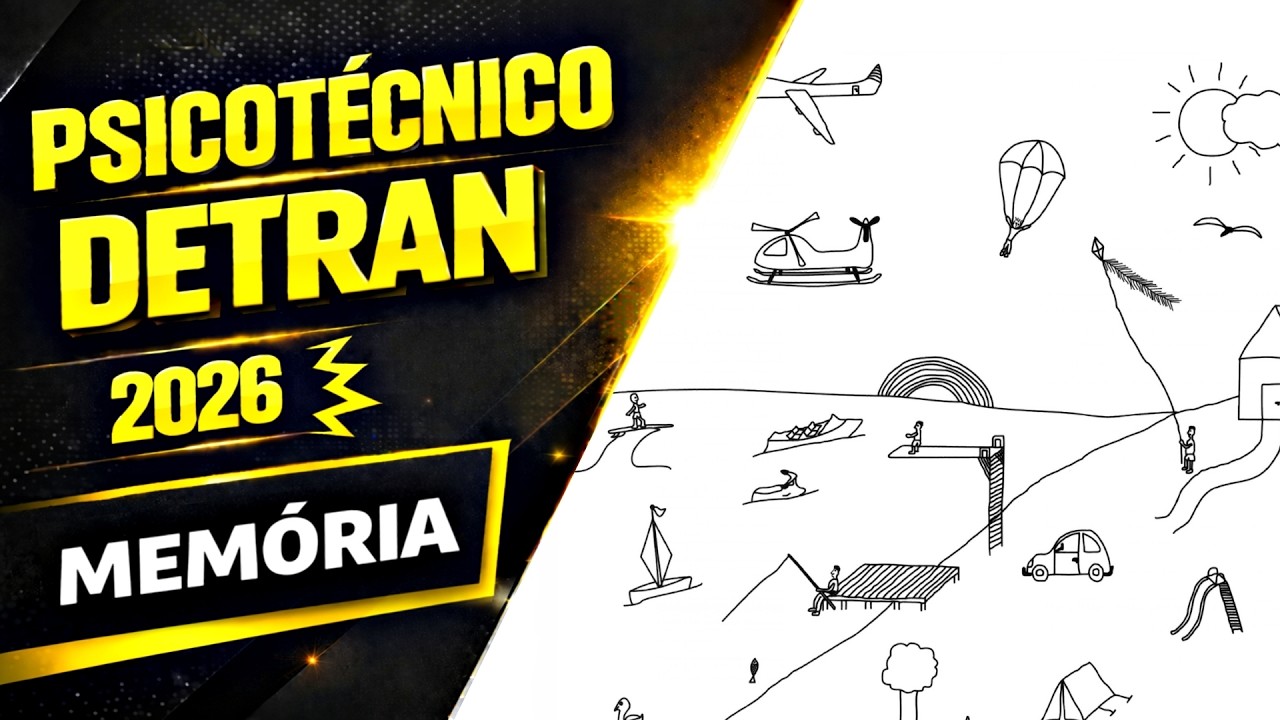 PSICOTÉCNICO DO DETRAN 2025 - COMO PASSAR NO TESTE DE MEMÓRIA 2026