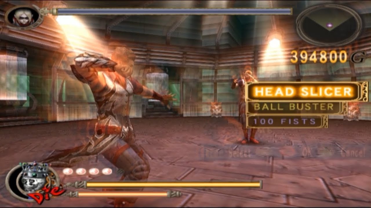 God hand vs Devil hand (God Reel Mirror)-God Hand PS2