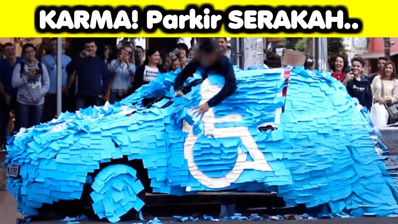 GILA! 100 BALAS DENDAM PARKIR PALING EKSTREM yang Terekam Kamera!