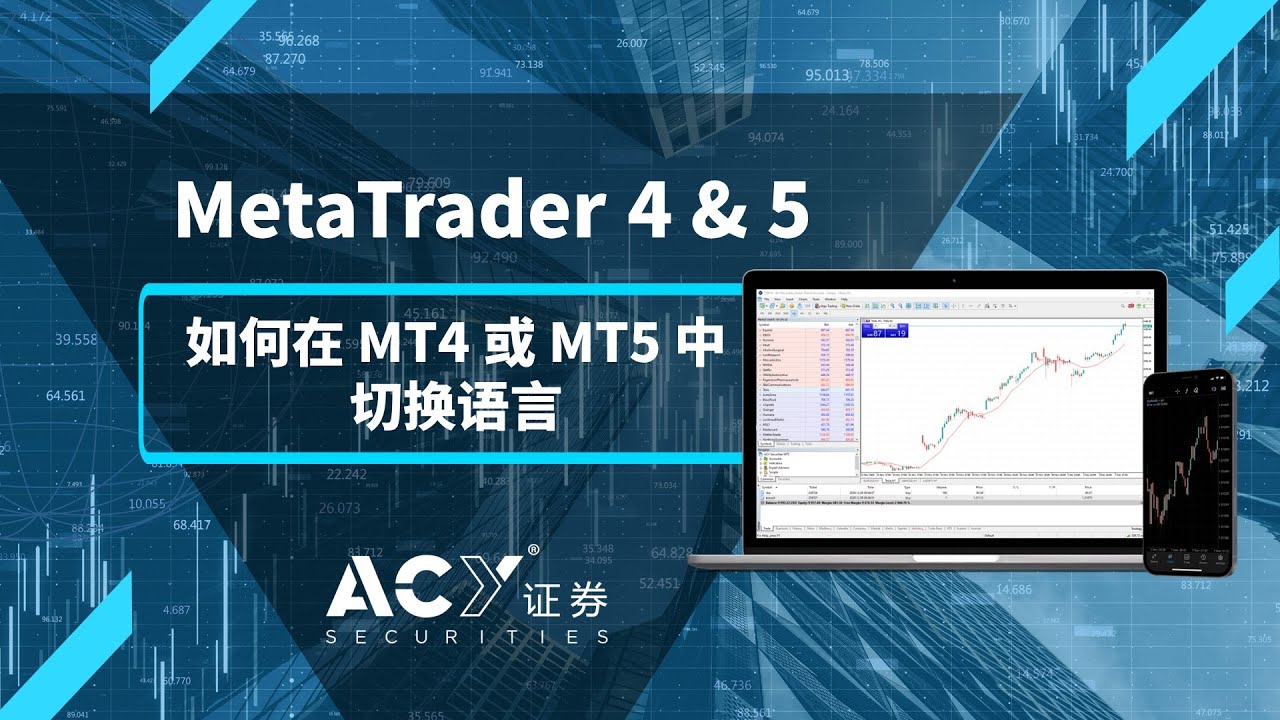 【ACY证券】MetaTrader 教程 - 如何在 MT4 或 MT5 中切换语言