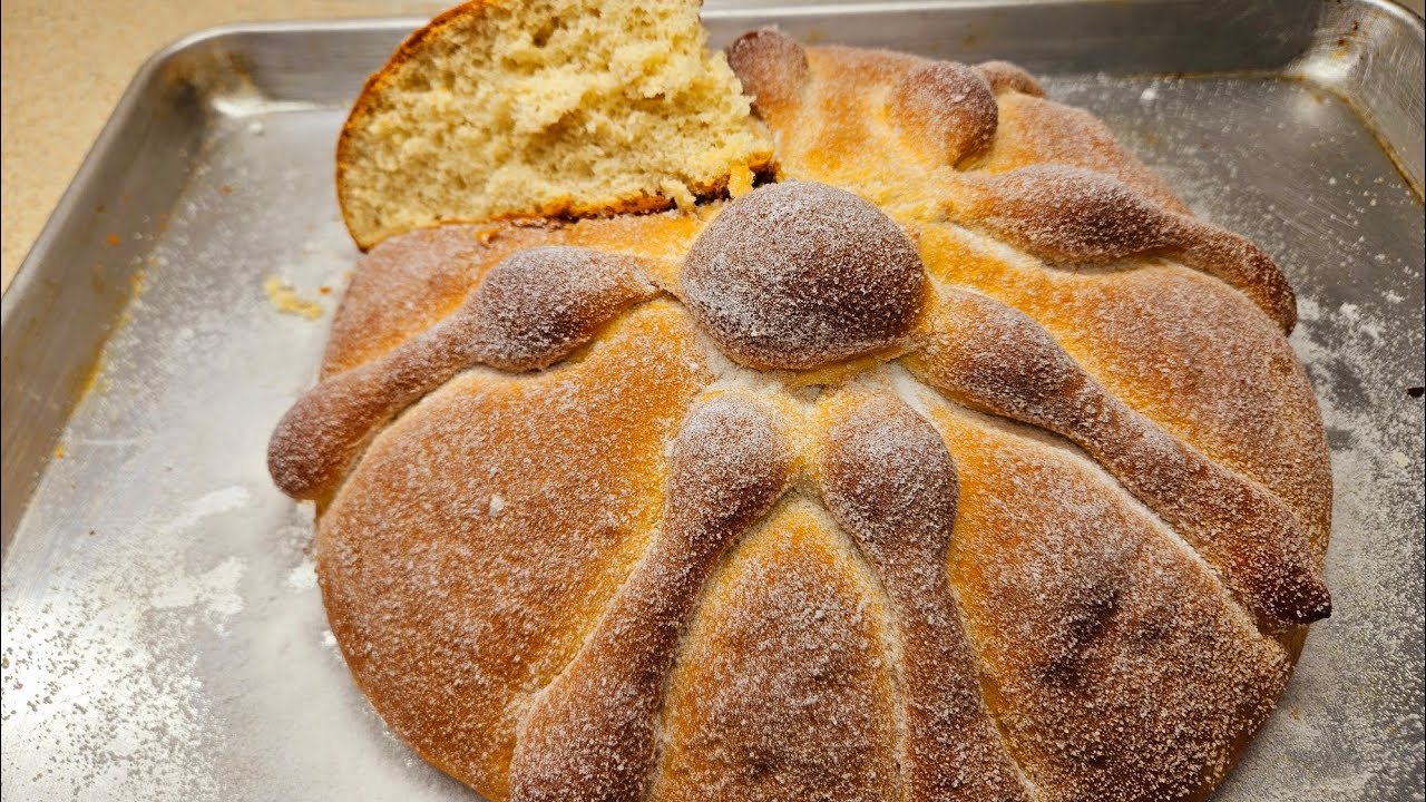 como hacer pan de Muerto sin reposo de mantequilla esponjado
