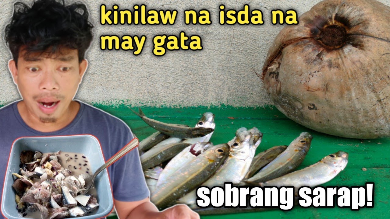 Kinilaw na isda,na may gata!