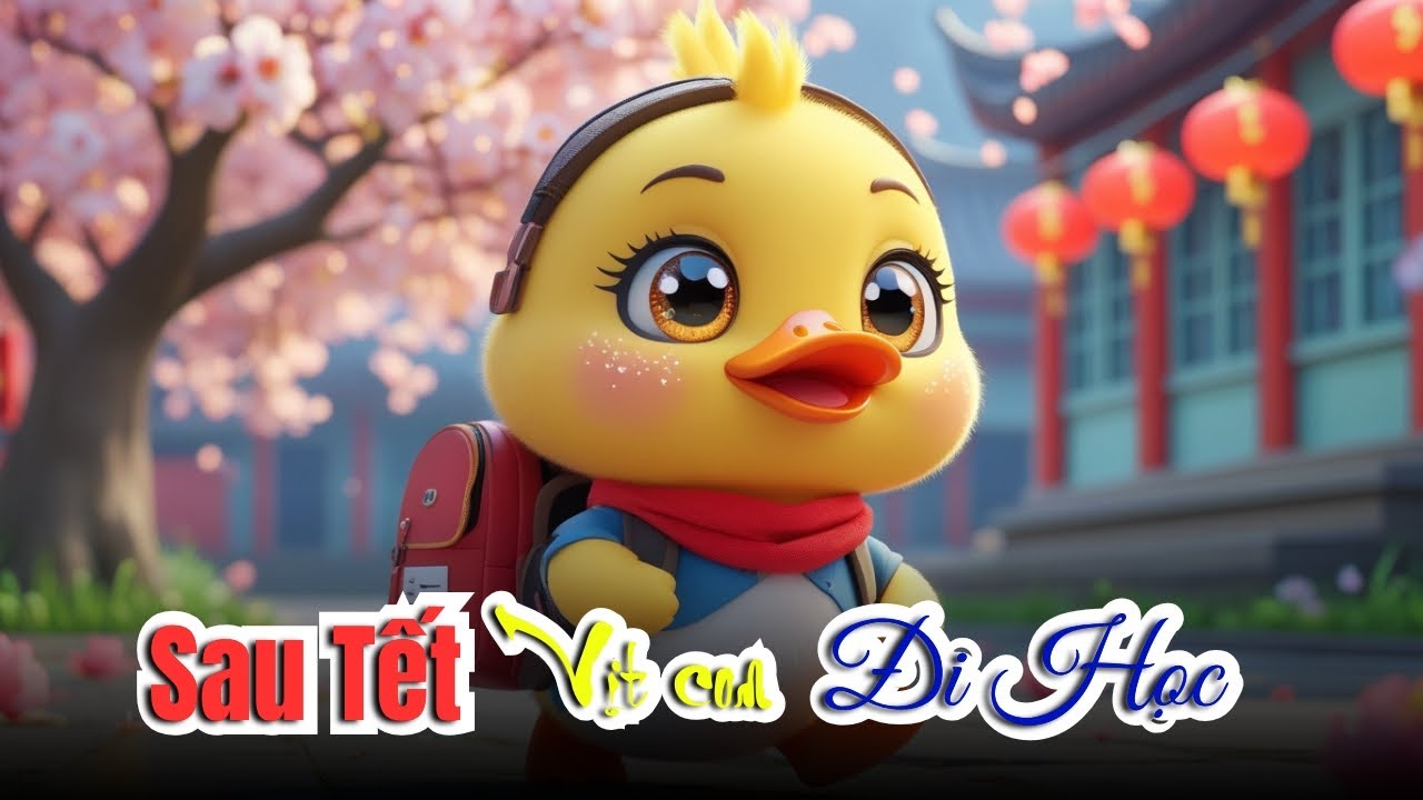Sau Tết Vịt Con Đi Học | Nhạc Thiếu Nhi Vui Nhộn Cho Bé 1–5 Tuổi | Hoạt Hình 3D