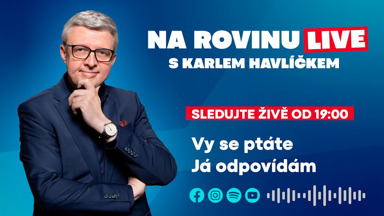 NA ROVINU s Karlem Havlíčkem. Ptejte se na aktuální témata.