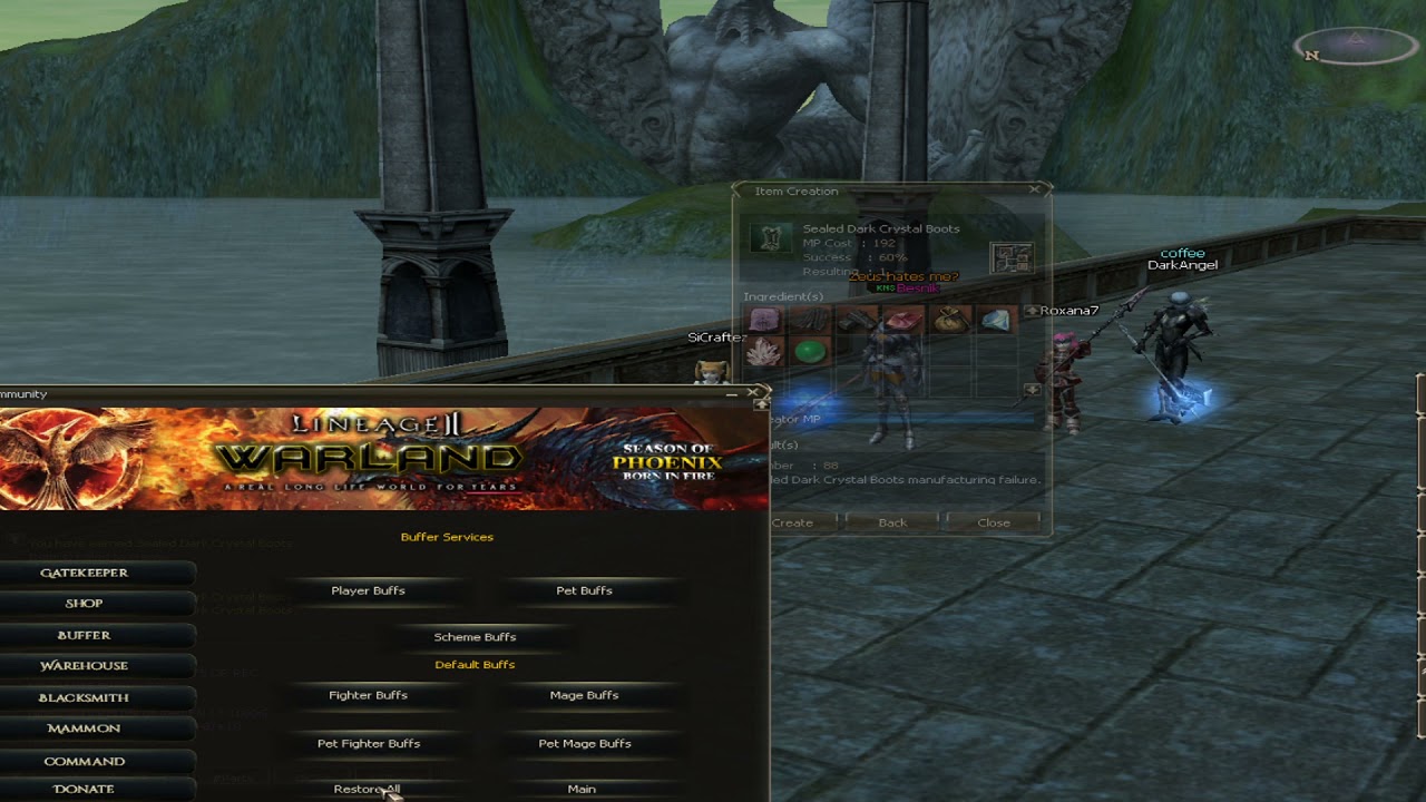 L2 Warland(x12) Dc boots craft x300