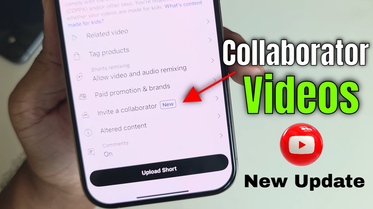 Как создать совместное видео на YouTube | Новое обновление YouTube