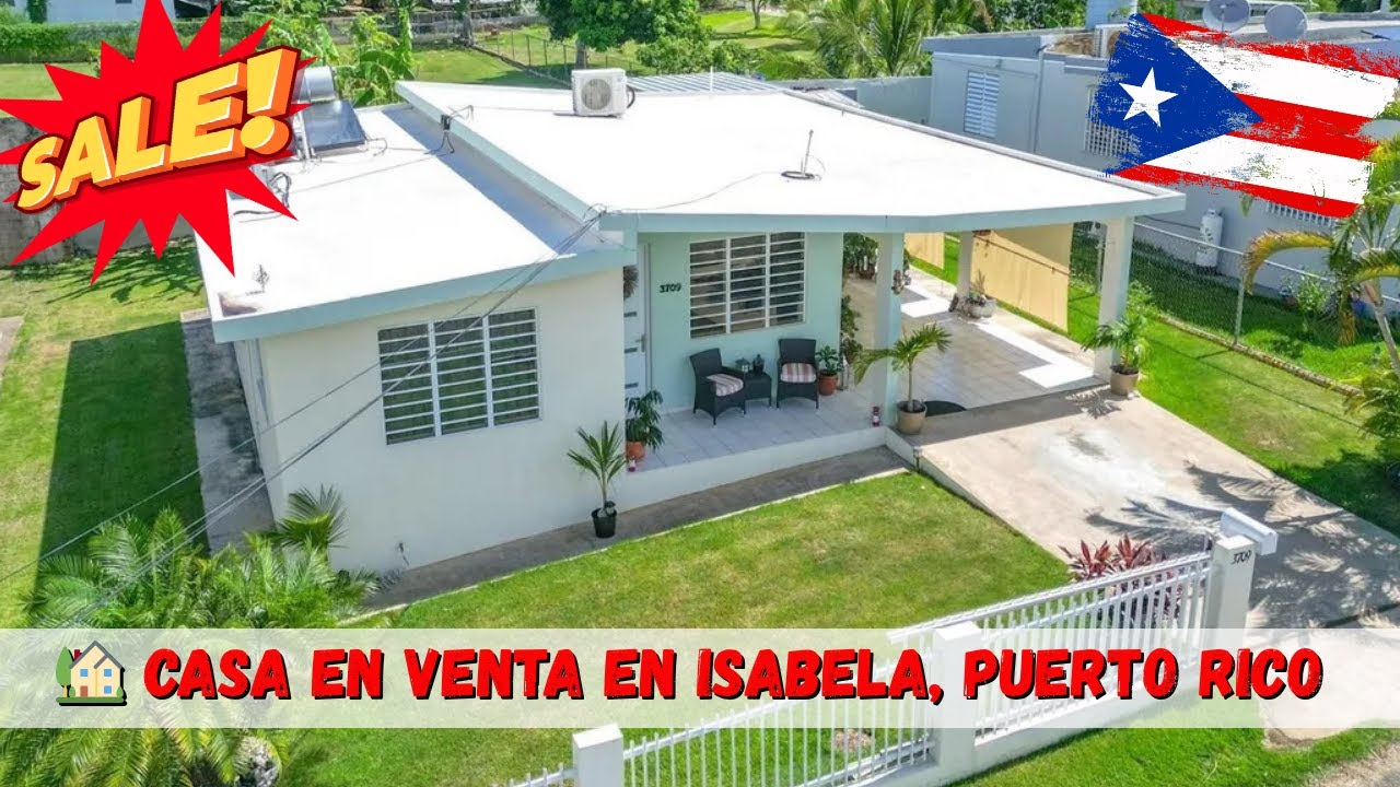🏡 Casa en venta en Isabela, Puerto Rico: comodidad, estilo y ubicación perfecta cerca de la playa