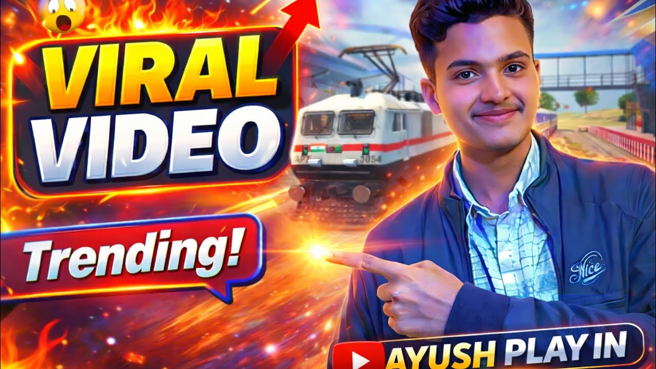 🚆🔥 Ye Train Game Video INTERNET Par AAG Laga Rahi Hai! 😱 | Viral Gameplay | AYUSH PLAY IN 