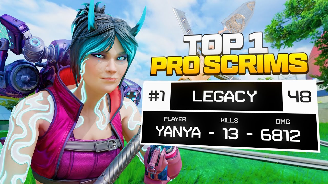 SACAMOS TOP 1 & DOBLE WIN EN SCRIMS DEL MUNDIAL DE APEX LEGENDS🔥- YANYA