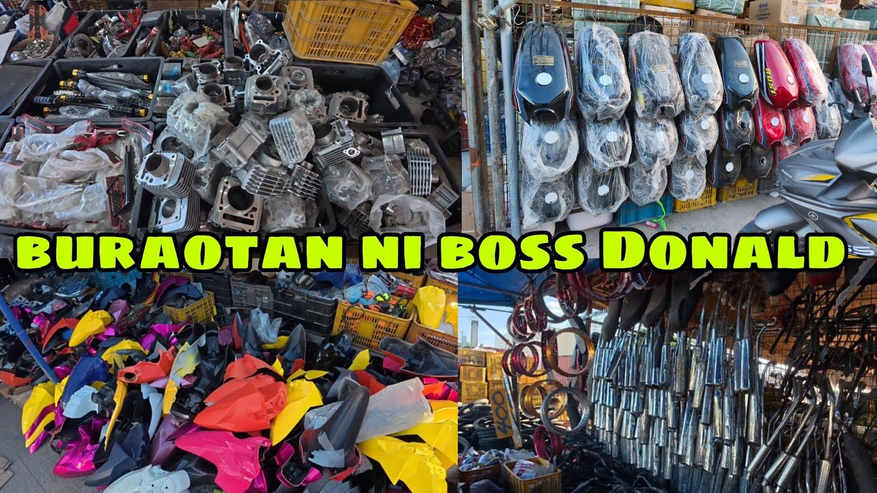 BURAOTAN NI BOSS DONALD  | BILIHAN NG MURANG PYESA NG MOTOR | MOTORCYCLE PARTS AT ACCESSORIES
