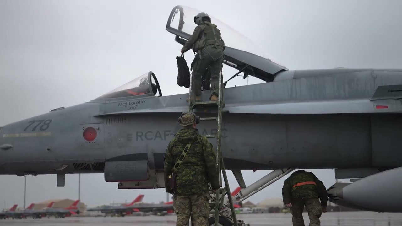 RCAF CF-18A Hornet participate in WSEP 26.02