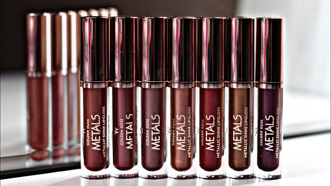 ВСЕ НА СЕБЯ! Новинки GOLDEN ROSE блески для губ METALS Metallic Shine Lipgloss! Серия 466