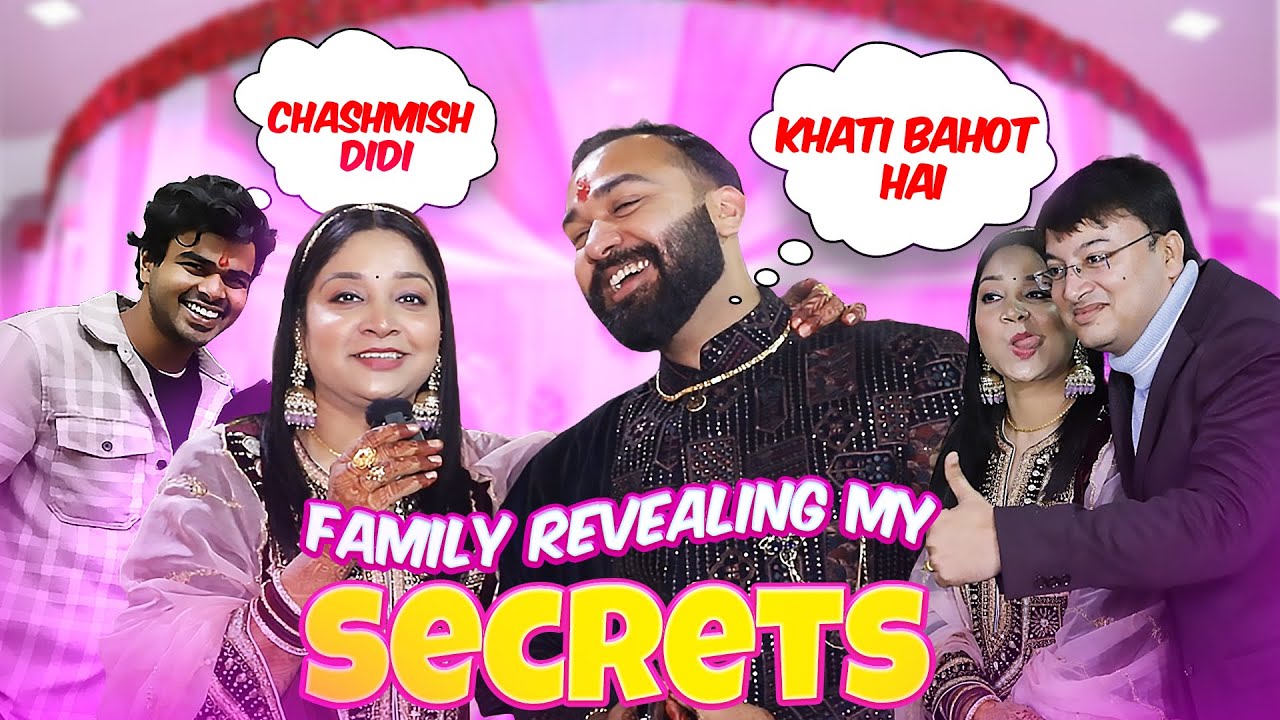 Asking My Family Members To Reveal My Weird Habits | Bhai Ki Shaadi Vlog | @Fun2ooshFood