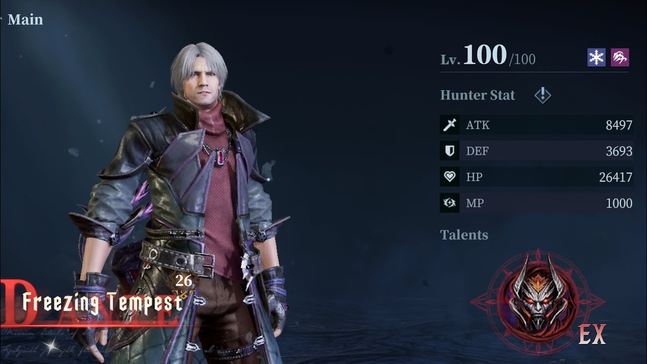 Devil May Cry Peak of Combat Asia: Raising Freezing Tempest Dante to EX in 4 Days