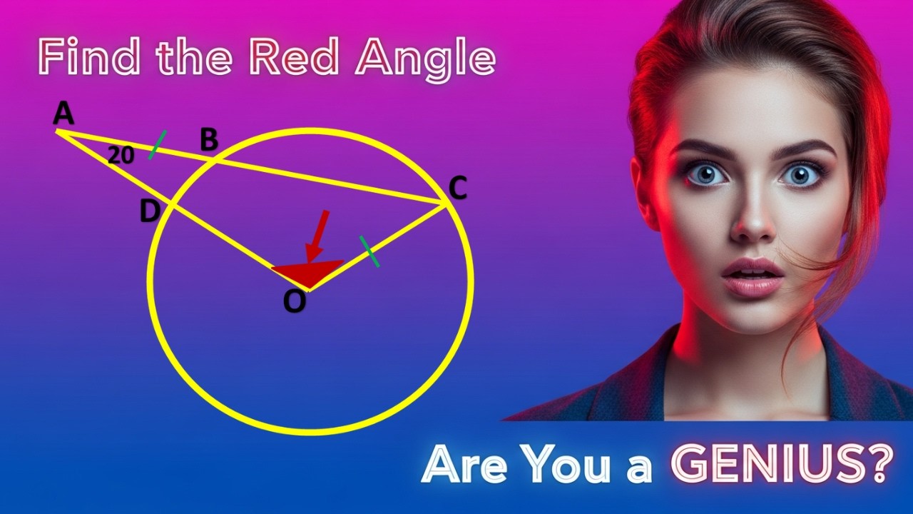 Are You a GENIUS? Can You Find the Red Angle in 5 Minutes? #9