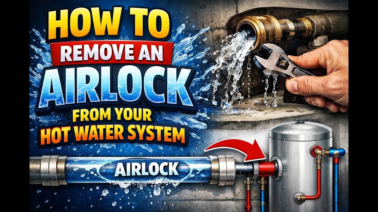 Airlock in hot water pipes? Here's what to do