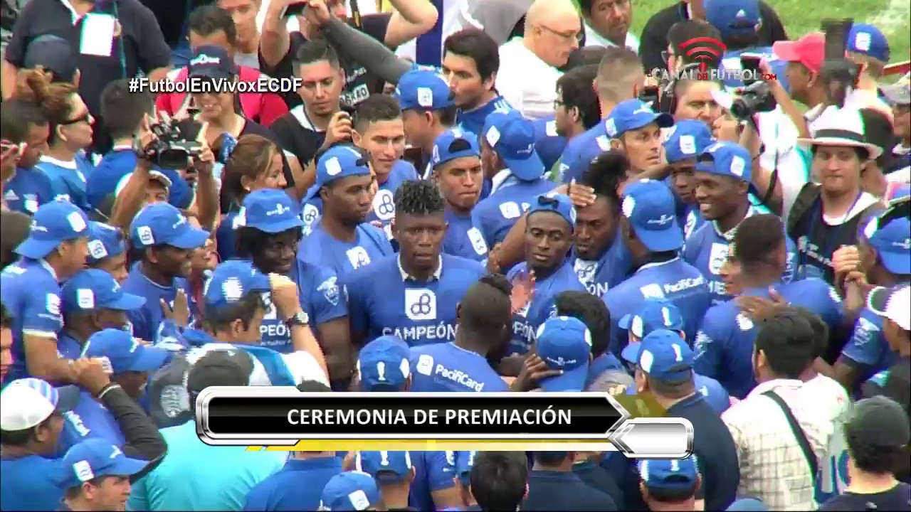 Premiación Emelec Campeón Copa Banco del Pacífico 2017