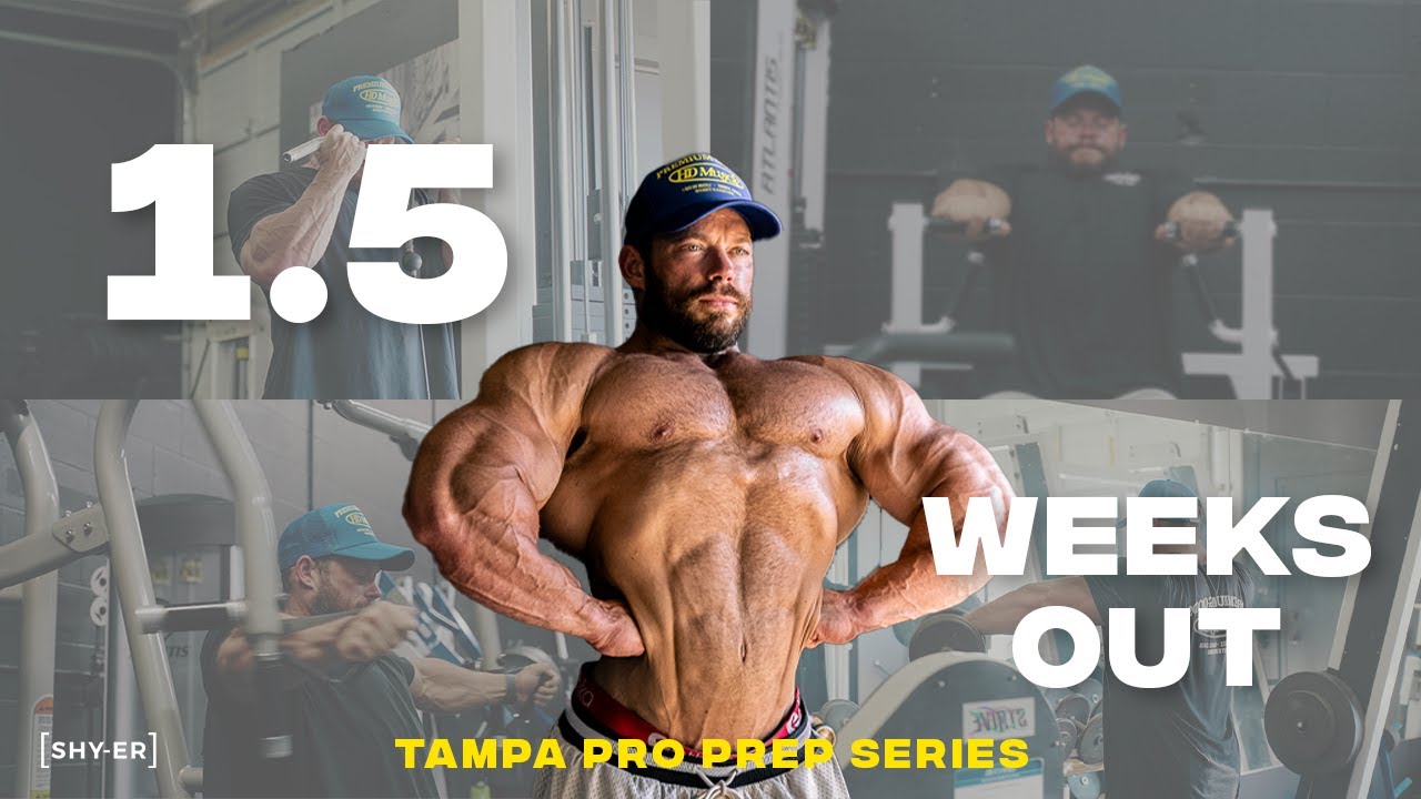 1.5 WEEKS OUT | PUSH Training and POSING | TAMPA PRO PREP SERIES