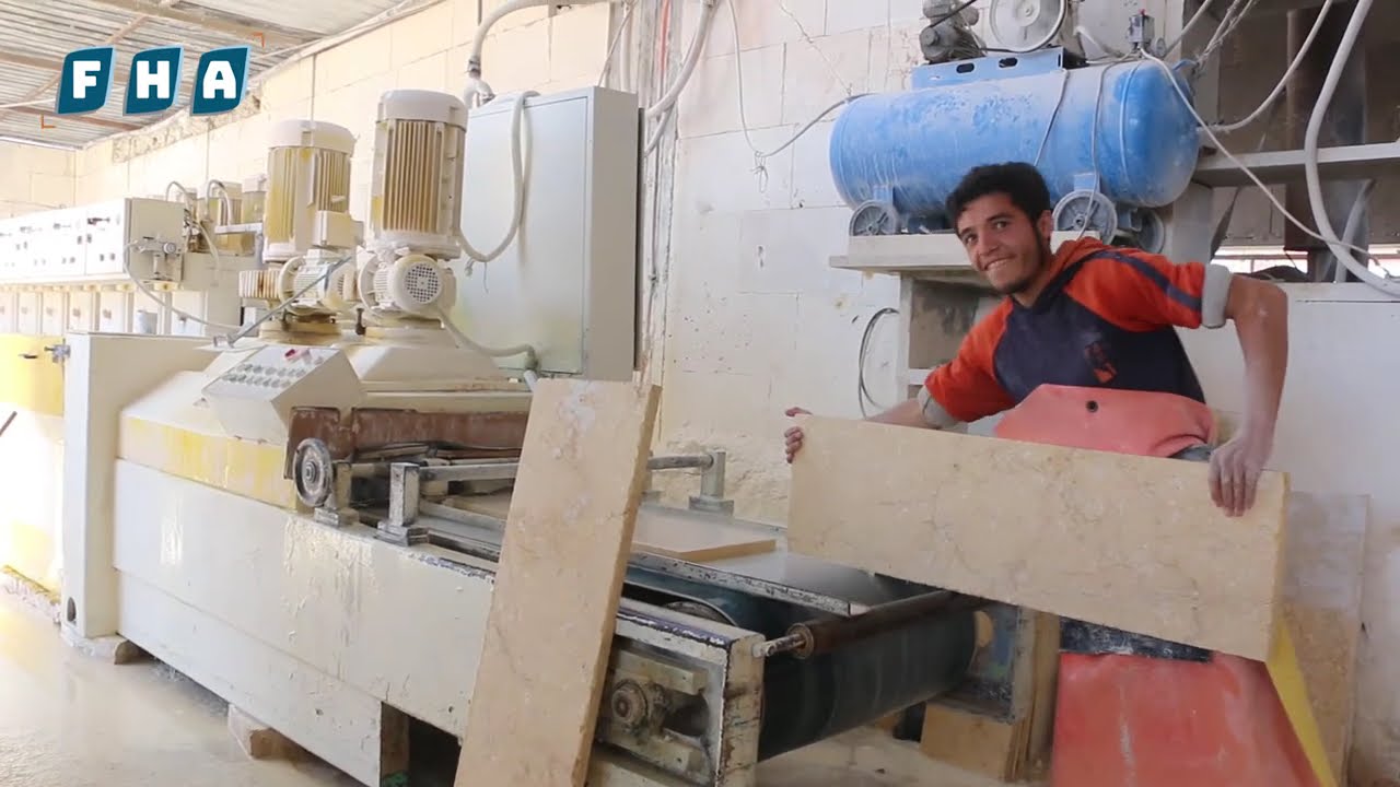 يعتبر من أكثر أنواع الحجارة طلباً في الأسواق العالمية.. صناعة الحجر السوري في ريف حلب الشمالي