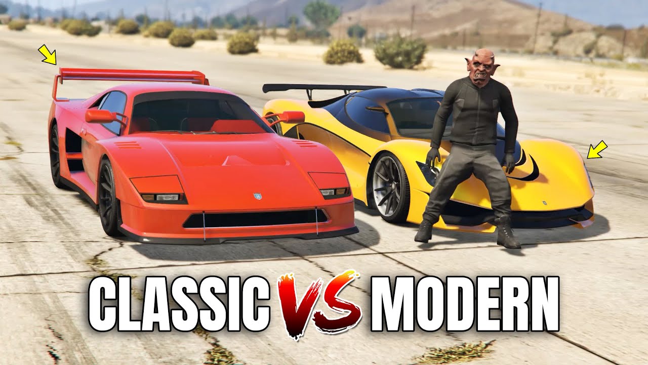 GTA 5 ONLINE - CLASSIC VS MODERN (WHICH IS FASTEST?) | Turismo Classic VS Turismo R