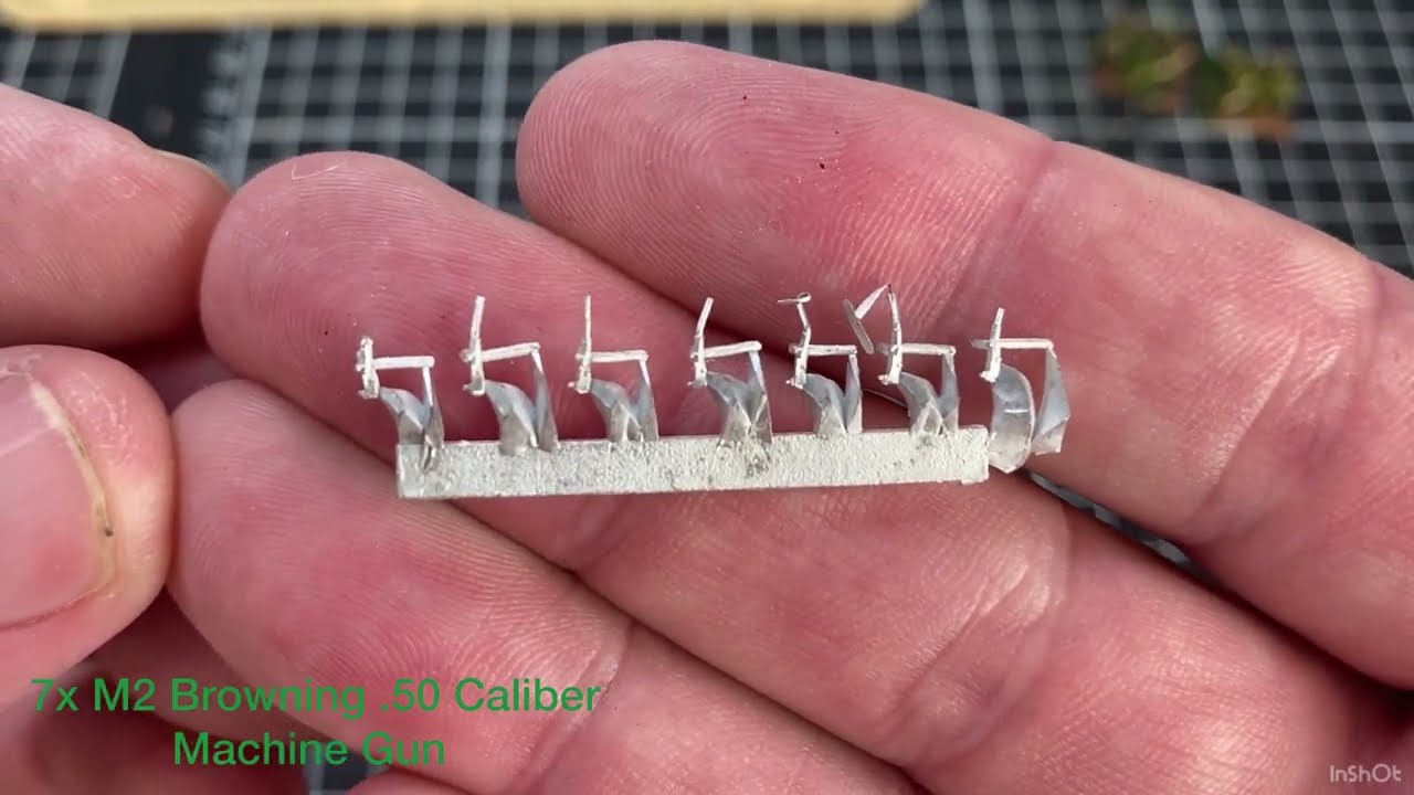 GHQ Micro Armour 1/285 or 6mm USA M113 APC Vietnam War build part 1, unboxing and painting .