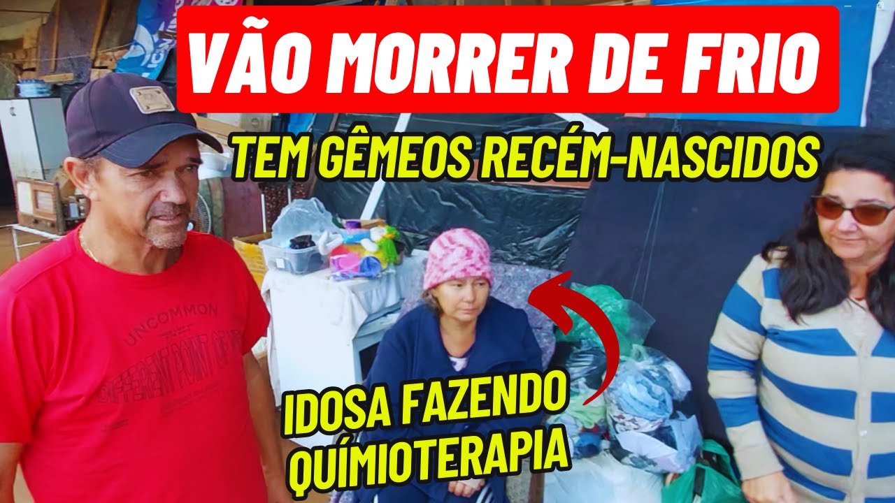 🔴 SOCORRO URGENTE: VÁRIAS FAMÍLIAS MORANDO EMBAIXO DA PONTE E A PREVISÃO É DE MUITO FRIO