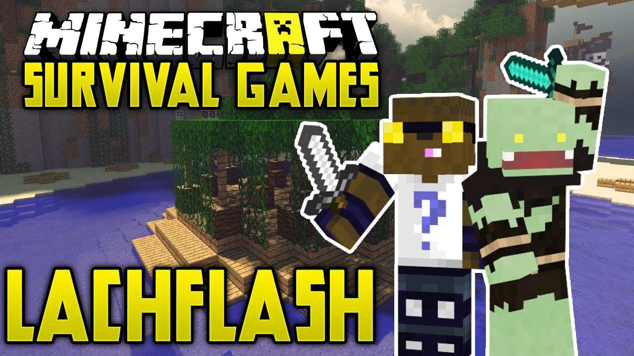 LACHFLASH im KAMPF - PvP mit LetsTaddl - Minecraft: Survival Games | ungespielt