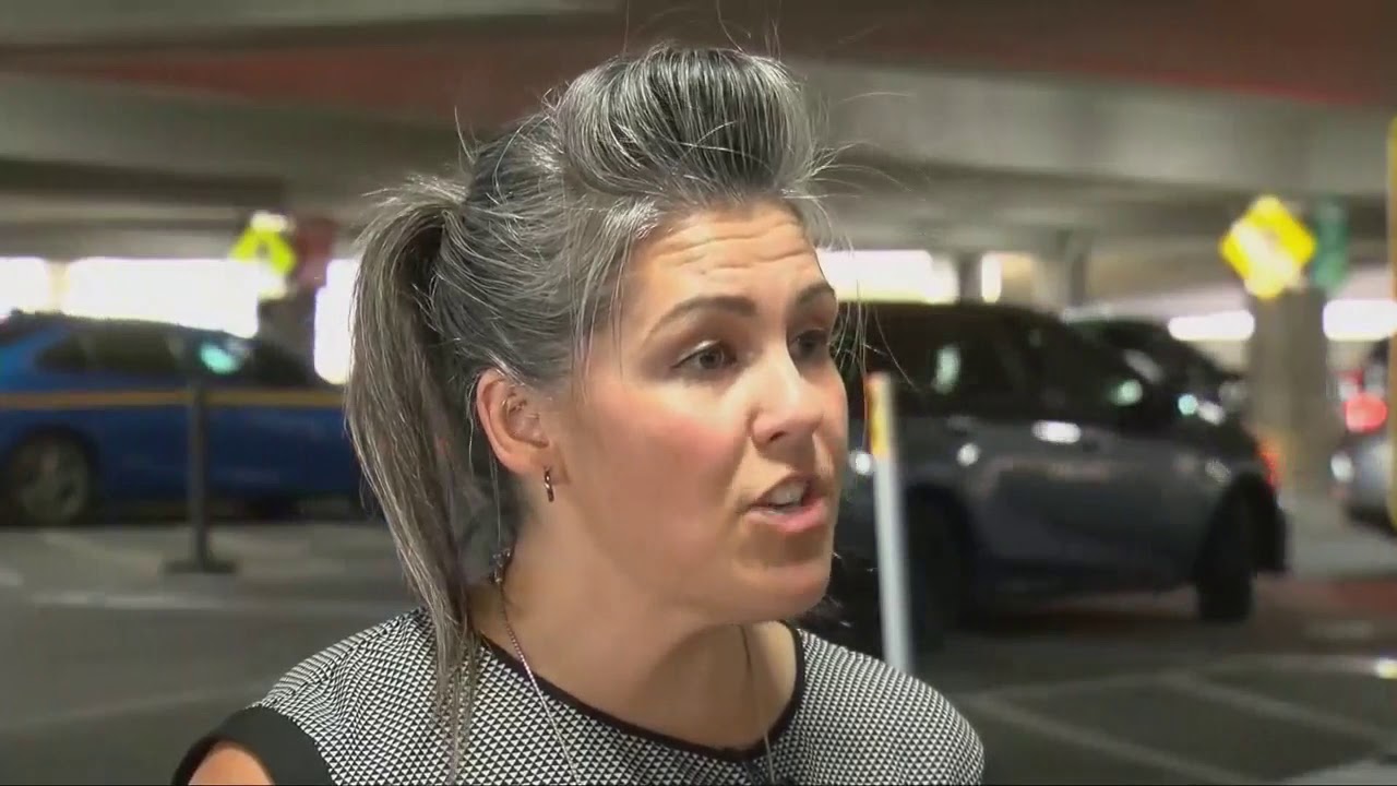 A look at the new Uber, Lyft pickup location at McCarran Airport