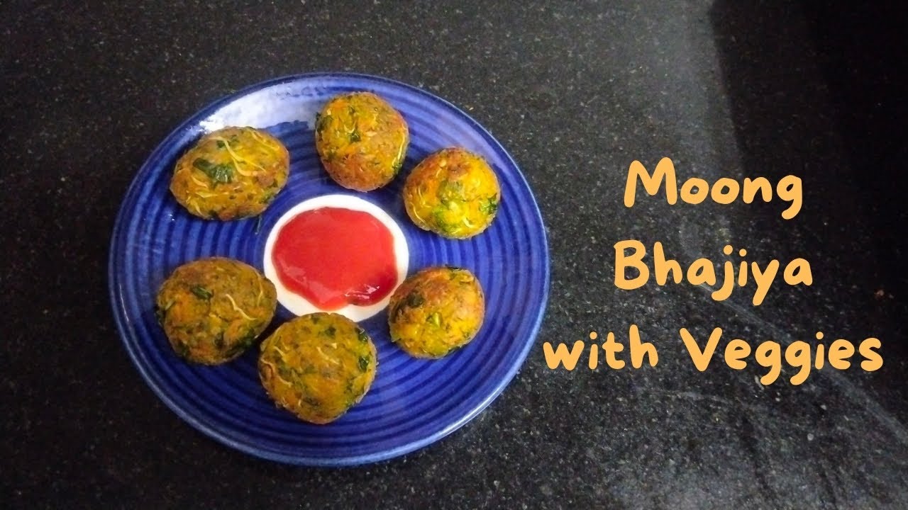Moong Bhajiya with Veggies #moongbhajiya #mungbhajiya #streetfood #moogbhaji 
