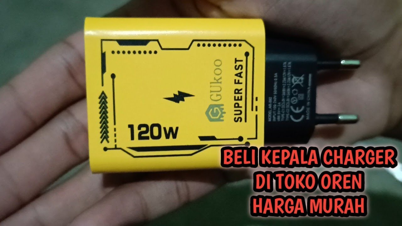 GUKOO KEPALA CHARGER 40W FAST CHARGING 2 LUBANG USB & 2 LUBANG TYPE-C | UNBOXING