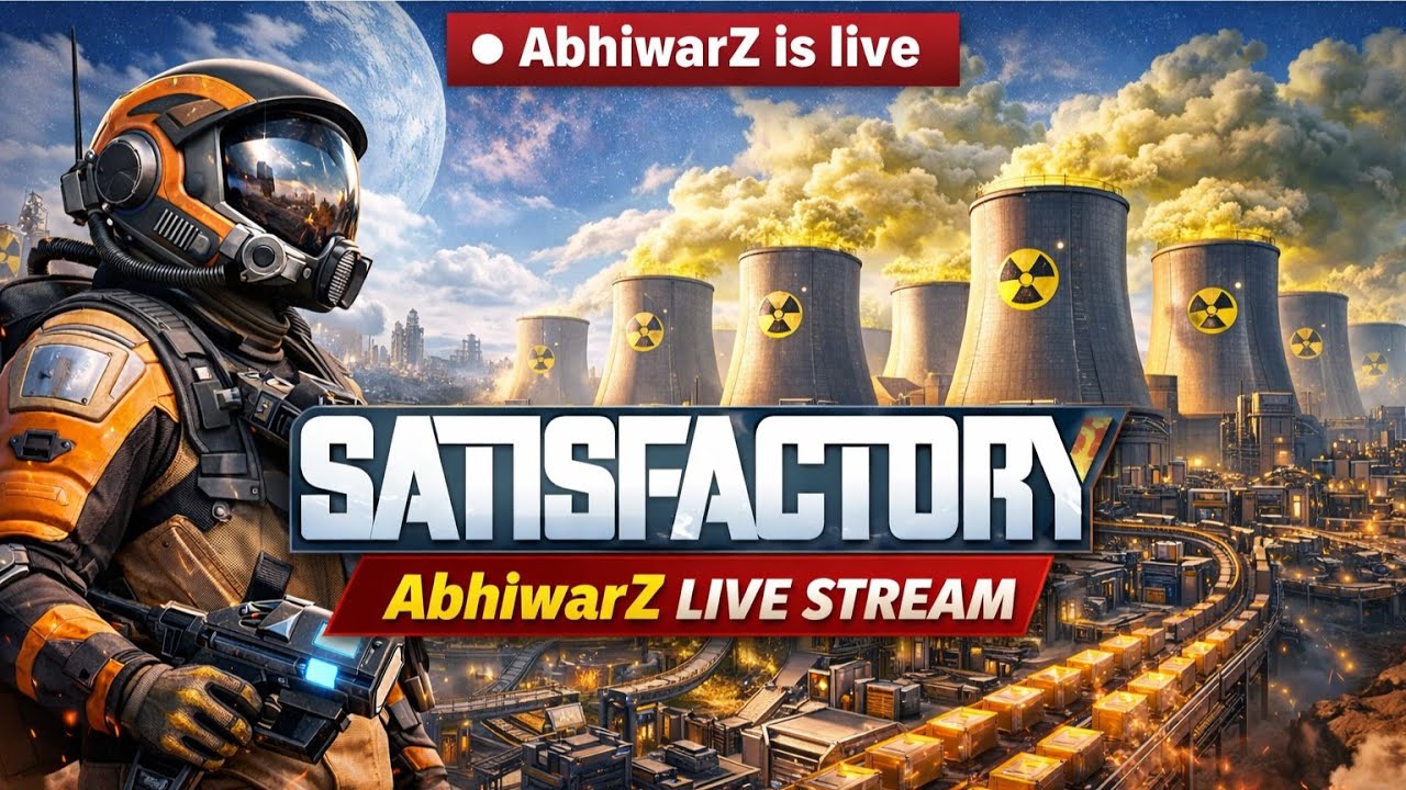 SATISFACTORY || NUCLEAR POWER PLANT 2ND Phase || 300 Subs #P3 || #gaming #onlinegaming #satisfactory