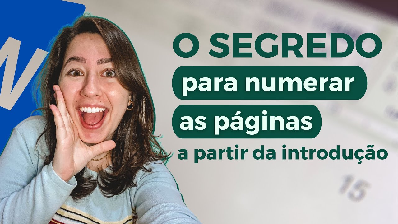 A forma mais fácil de numerar páginas no Word a partir da introdução