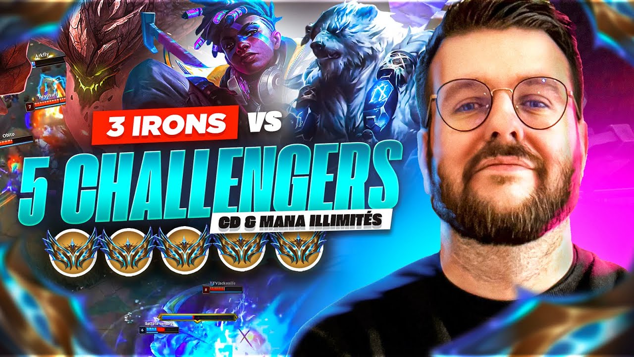 3 IRONS CD & MANA ILLIMITE CONTRE 5 CHALLENGERS ! VOUS ALLEZ MOURIR DE RIRE !