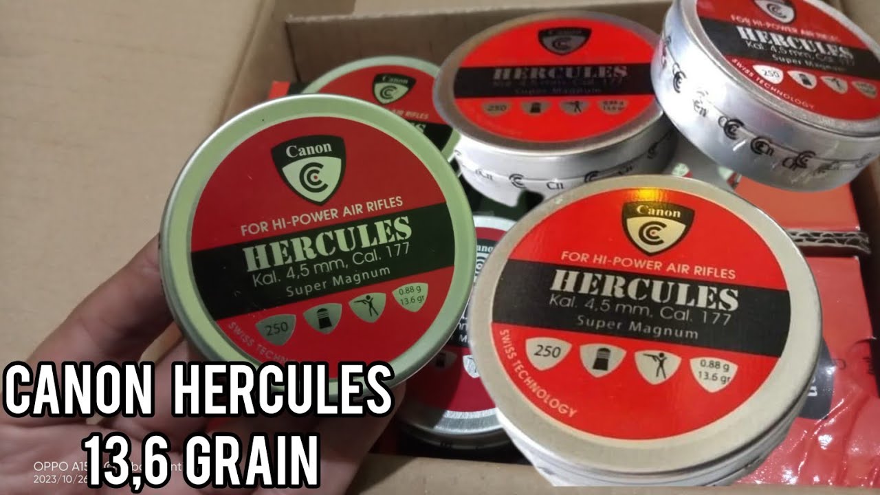 kupas tuntas mimis canon Hercules 13,6 grain‼️ready stok cash only