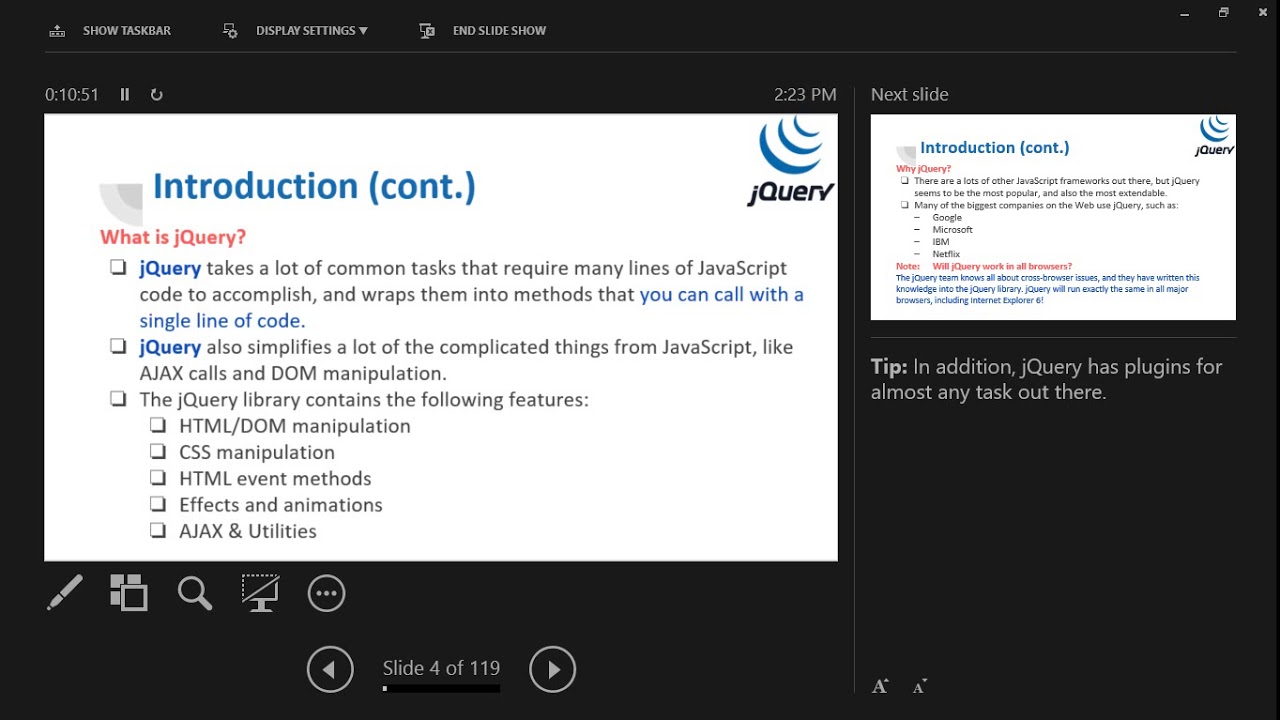 jQuery Part 1