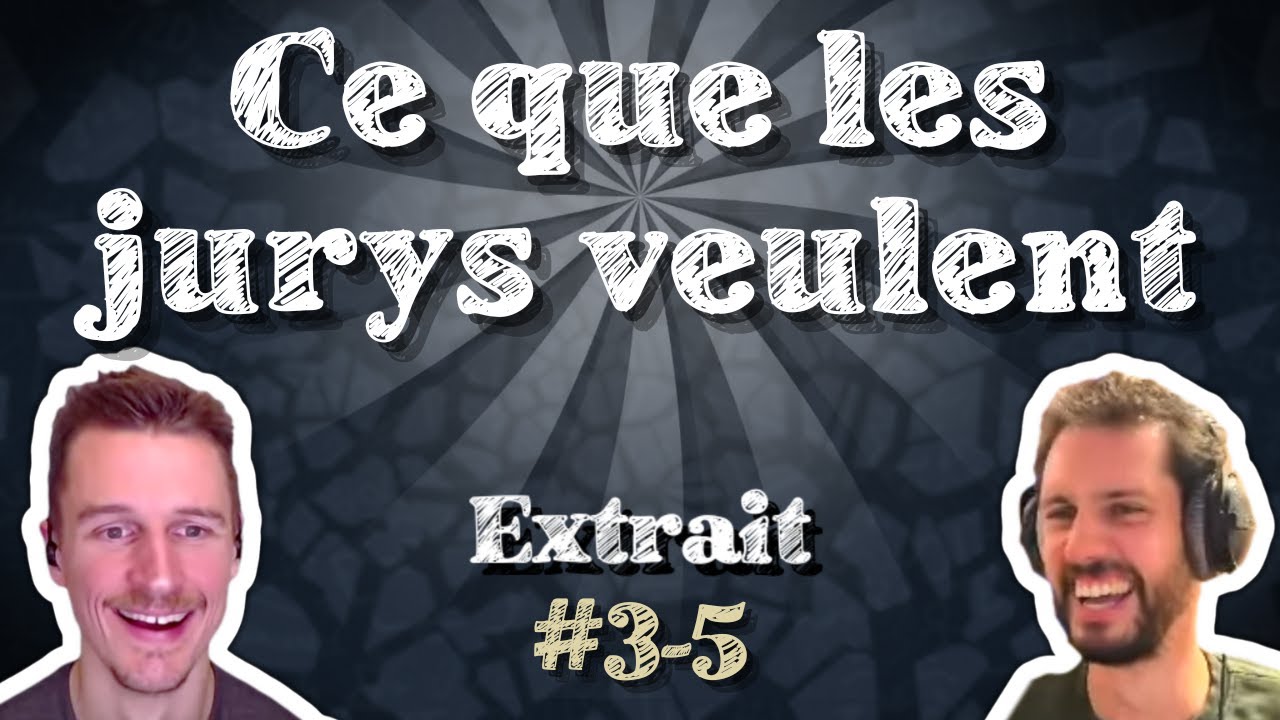Oral de concours : LE truc pour tout déchirer