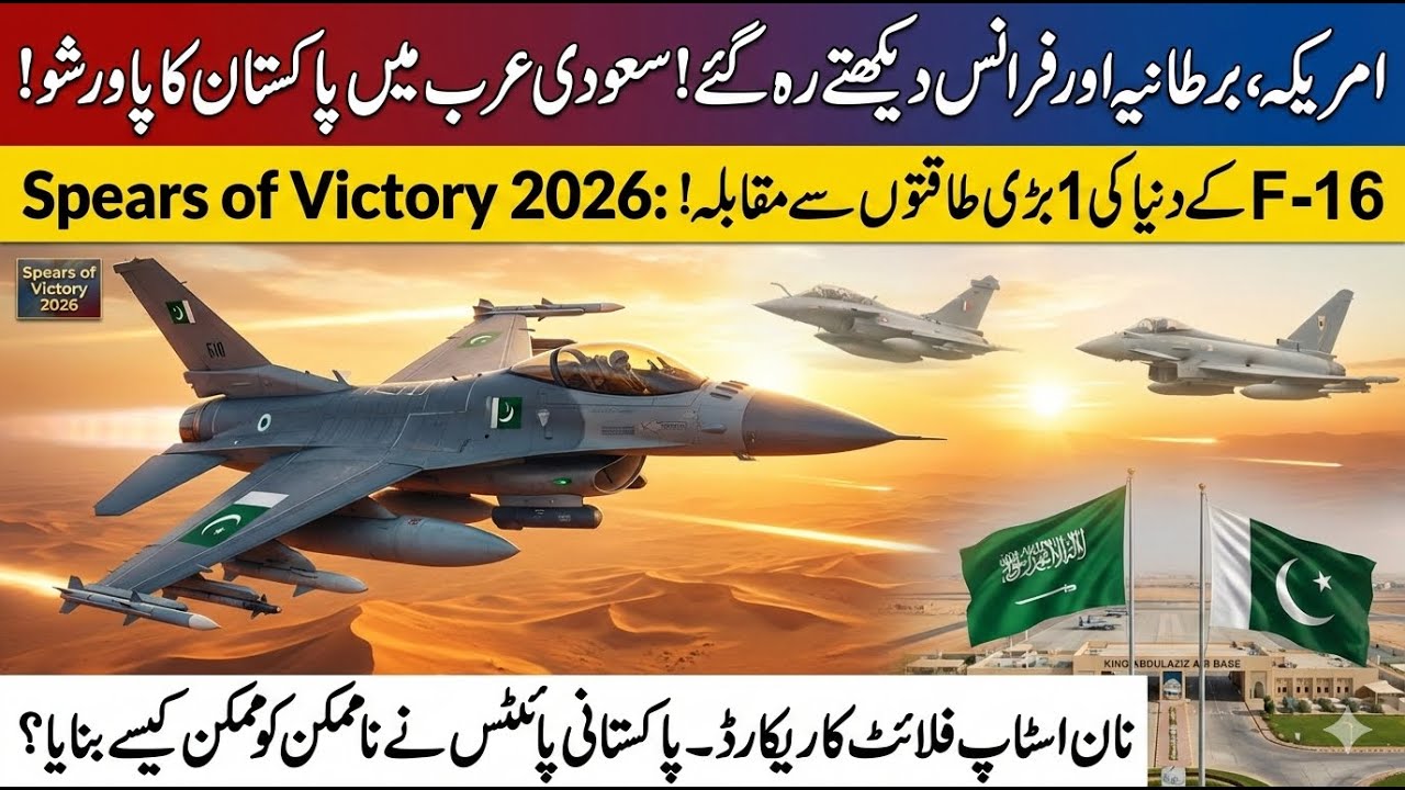 Spears of Victory 2026 | Saudi Arab Mein PAF Ka Power Show | SOPT