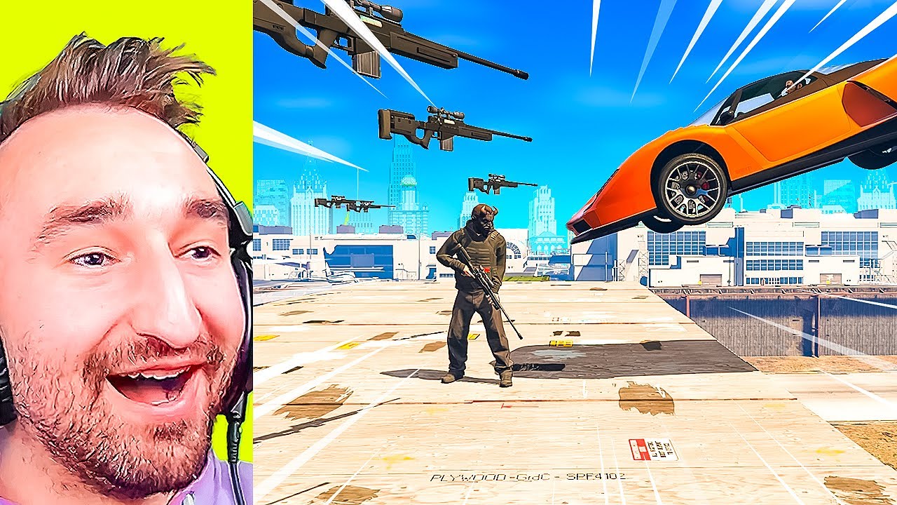 Snipers VS Super Stunters In GTA 5