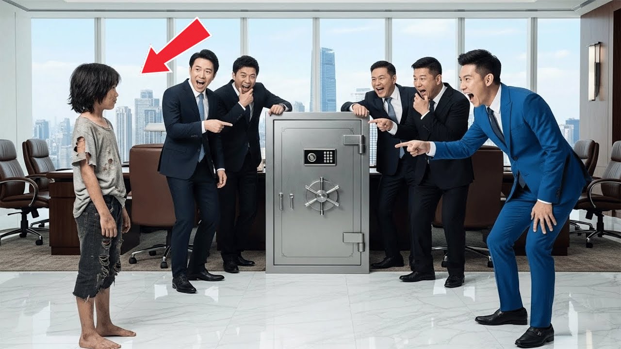 「只要你打開這個保險箱，我就給你一億！」百萬富翁嘲笑著說——但那個孩子卻讓他大吃一驚。