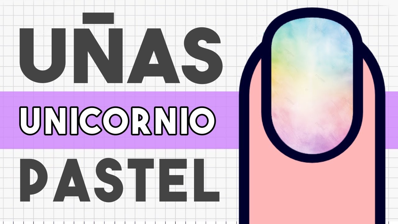 ¡SIN GEL! UÑAS EFECTO UNICORNIO PASTEL 🦄