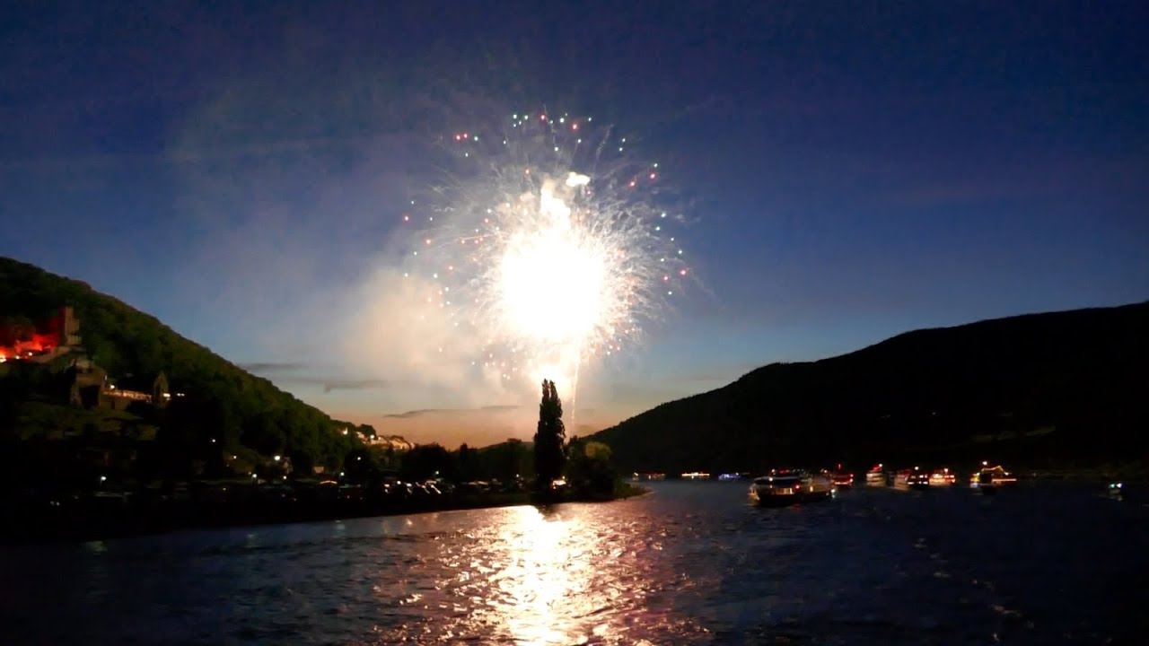 Rhein in Flammen 2018, Bingen-Rüdesheim, Auftakt Trechtingshausen