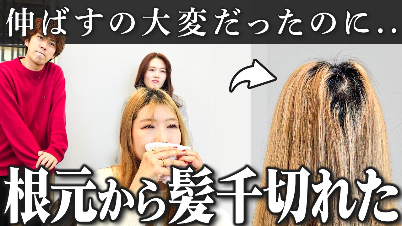 【涙の理由】憧れの髪型を目指したら断毛で手に負えない..助けてください..