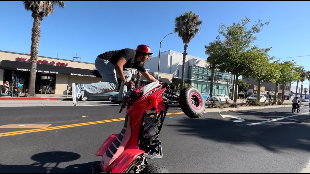 Dirtbikes ride further than Harleys in Los Angeles