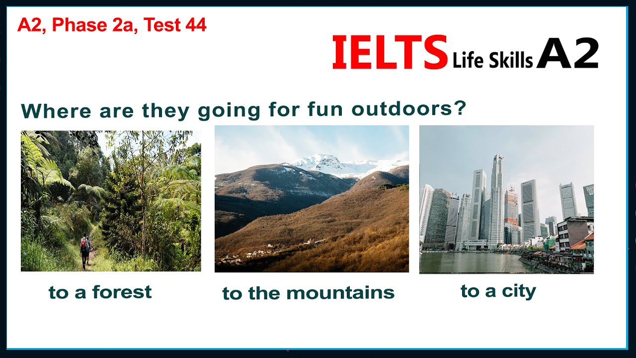 IELTS Life Skills A2 Listening Test 44 ► New 2025 🇬🇧