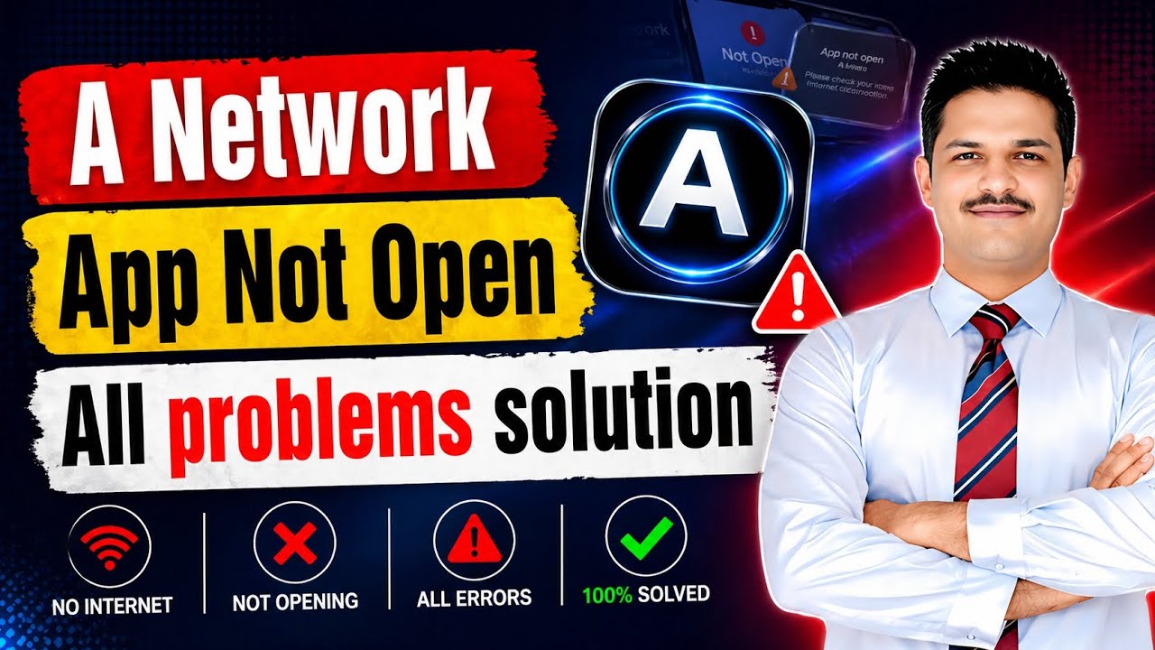 A Network Ap Not Open Problem Solve  || Full detail Video 
