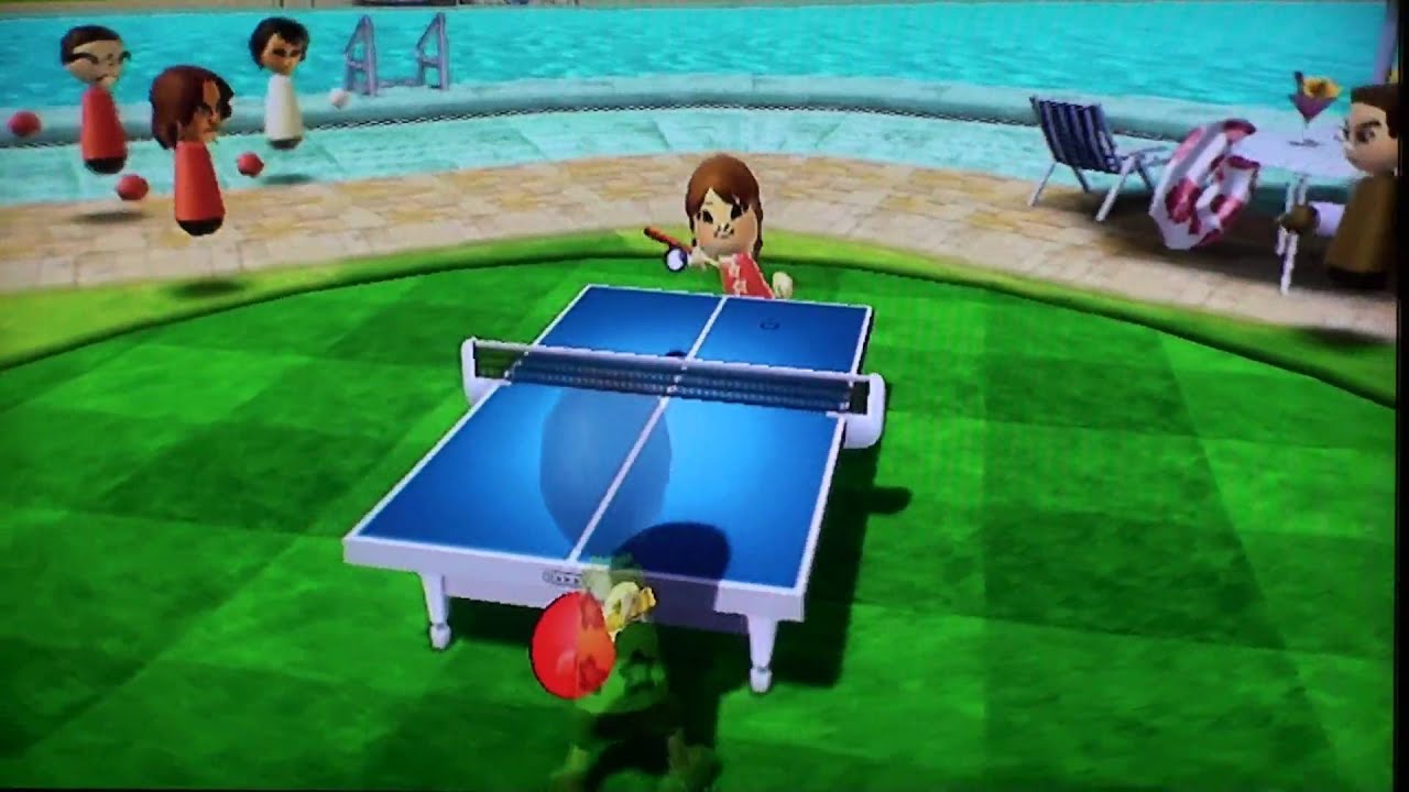 WII スポーツリゾート　ピンポン　2500点の頂上決戦その2(11P)