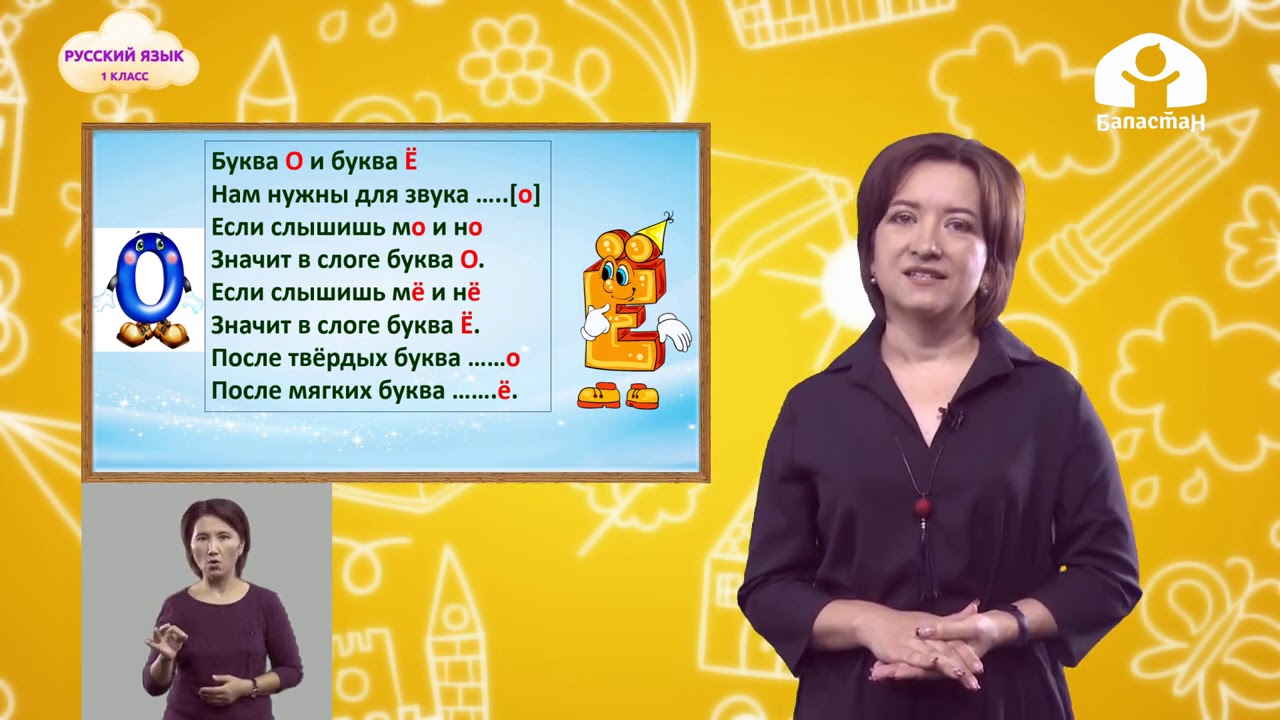 Русский язык 1 класс / Буква Ё / ТЕЛЕУРОК 30.09.20