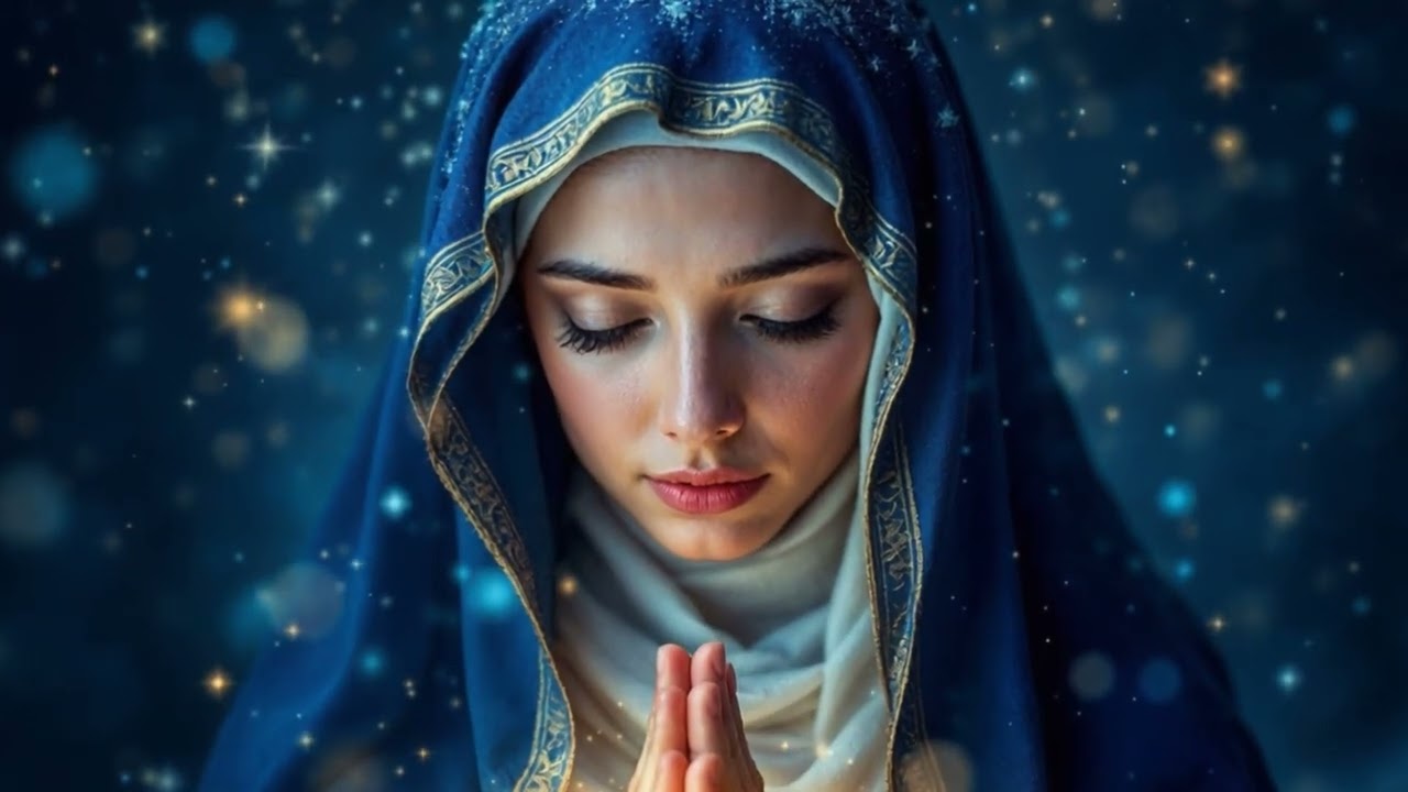 Heavenly Female Ave Maria — Soft Angelic Prayer for Night Peace & Deep Sleep