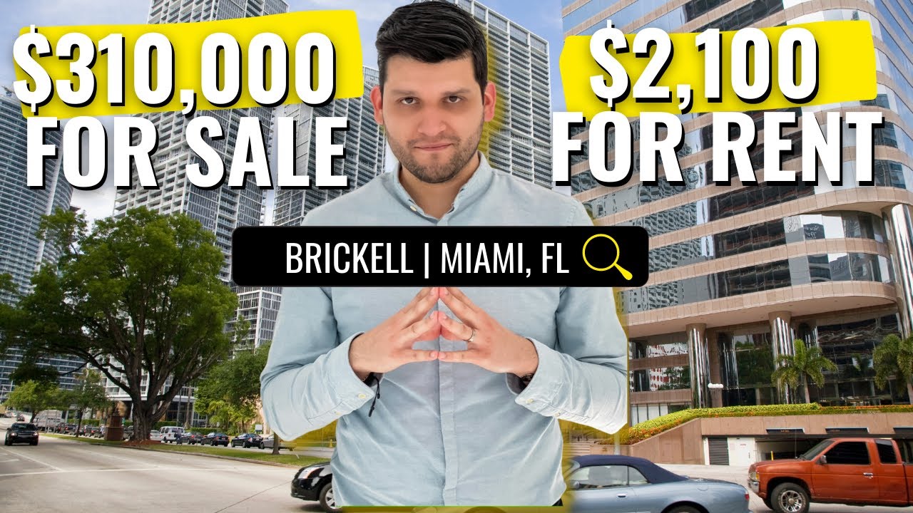 What $310,000 gets YOU in Miami | Brickell Apartments Tour ($2,100 Rent)