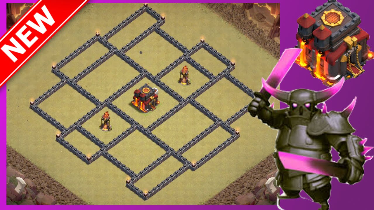 New EPIC Th10 Trophy/War Base | The Shutter | Anti-Valk & Bowler (Re-Make Of Th11 Base)